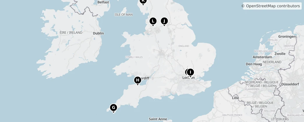 Map of England
