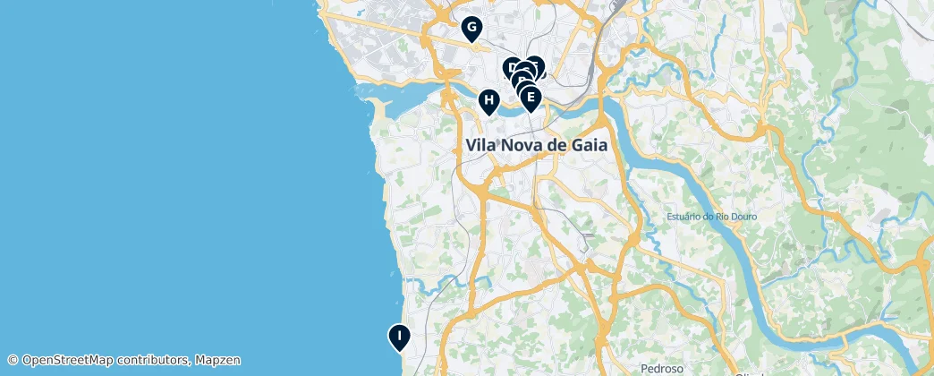 Map of Metropolitan Area of Porto