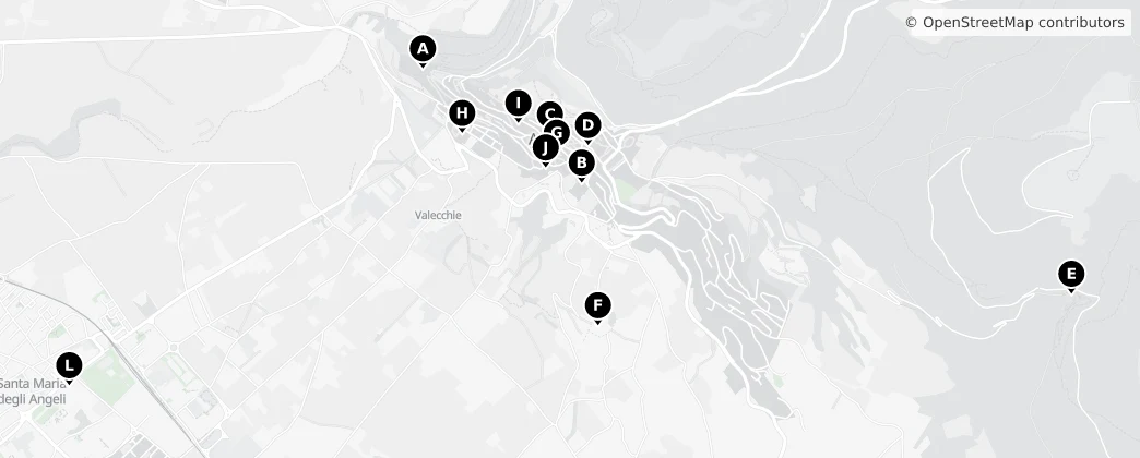 Map of Assisi