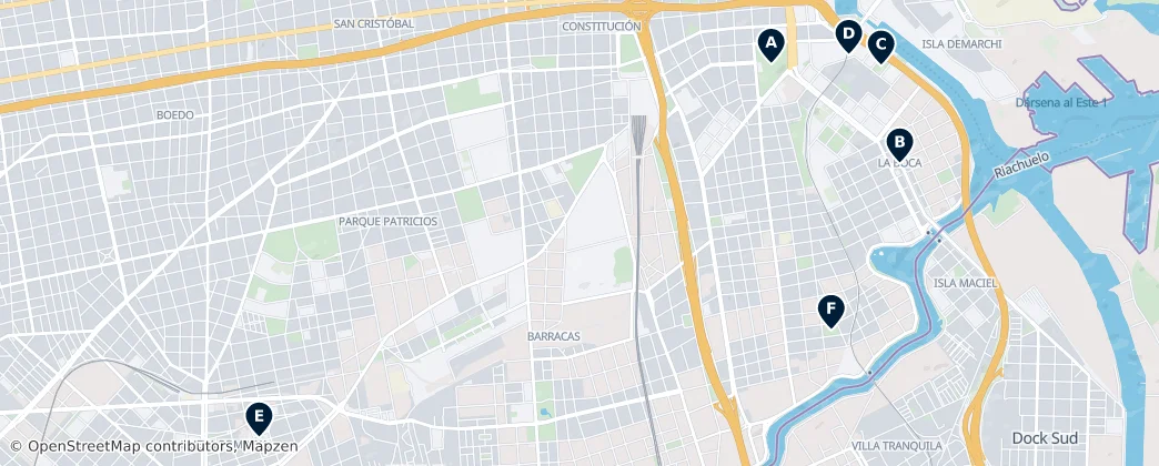 Map of Avellaneda