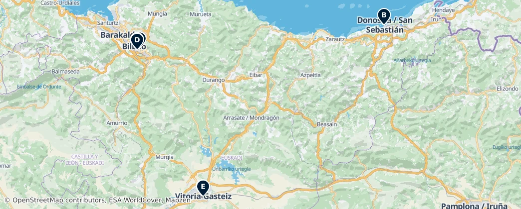 Map of Baskicko