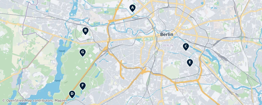 Map of Berlín