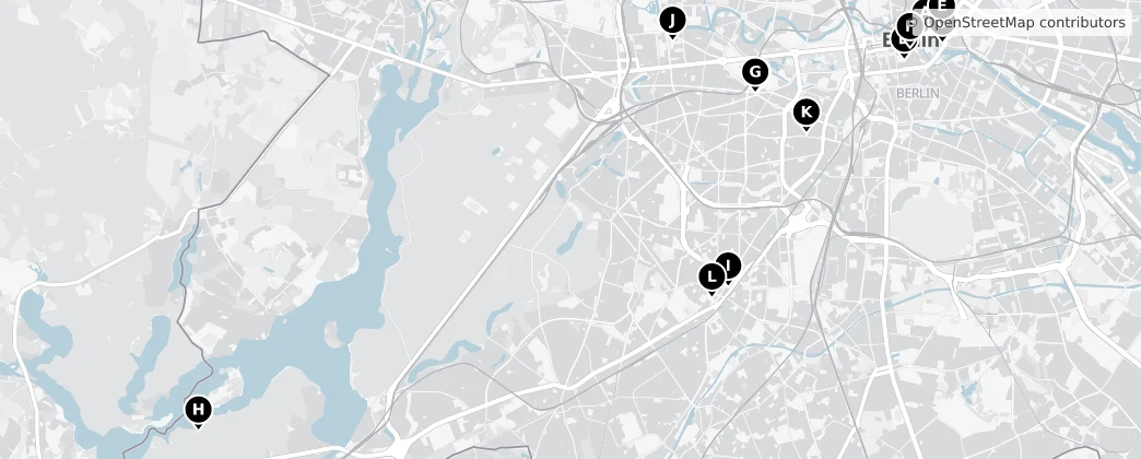 Map of Berlín