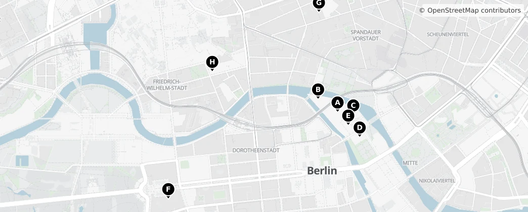 Map of Berlin-Mitte