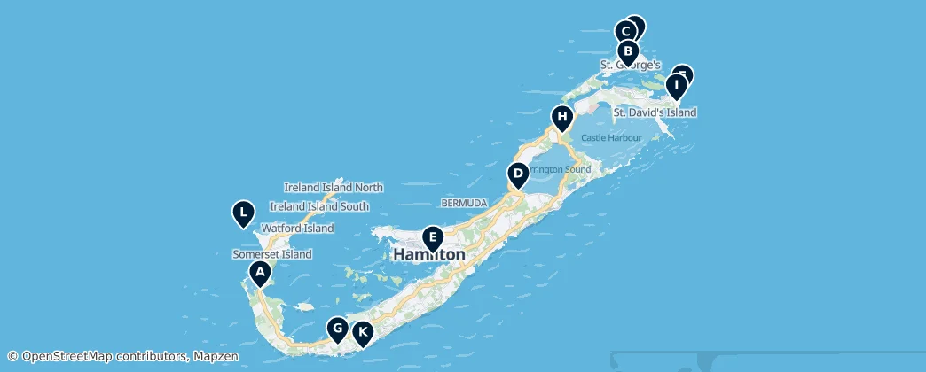 Map of Bermudy
