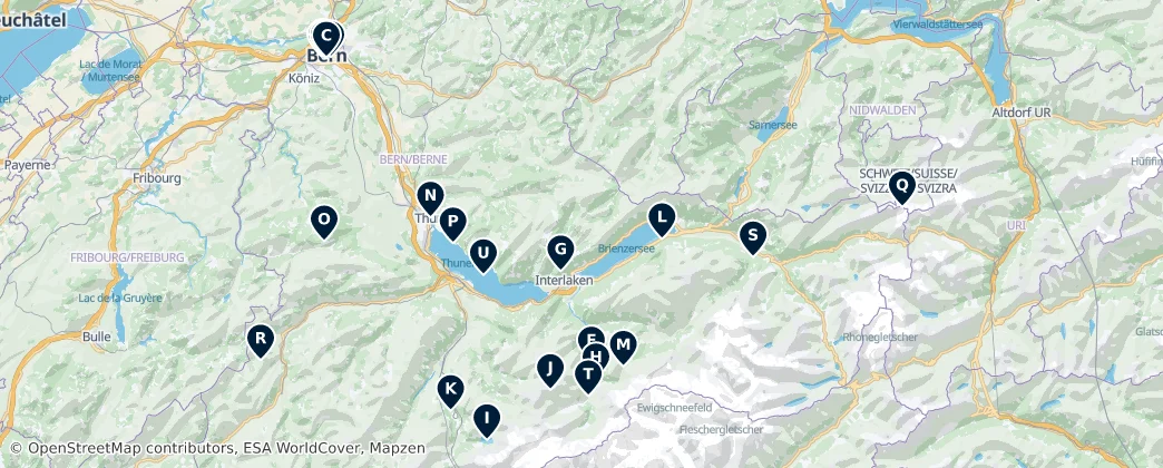 Map of Bern
