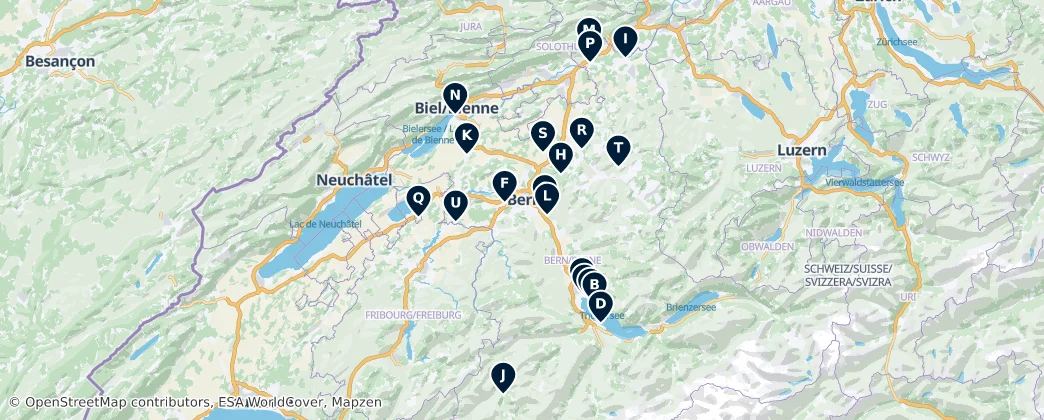 Map of Bern