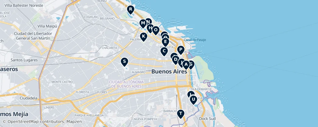 Map of Buenos Aires
