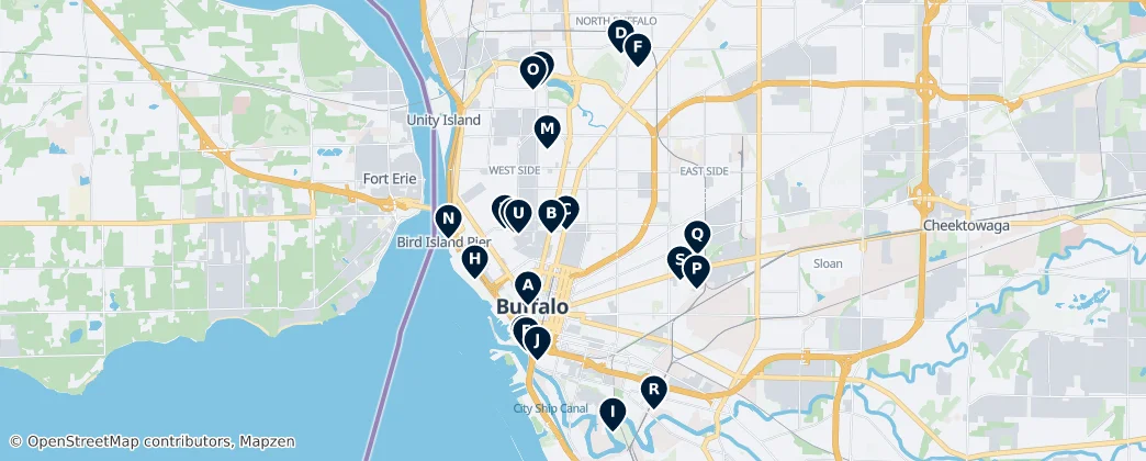 Map of Buffalo