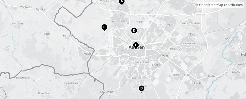 Map of Cáchy