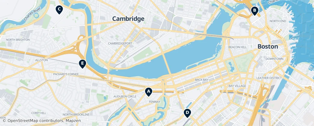 Map of Cambridge