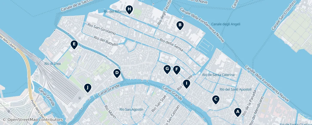 Map of Cannaregio
