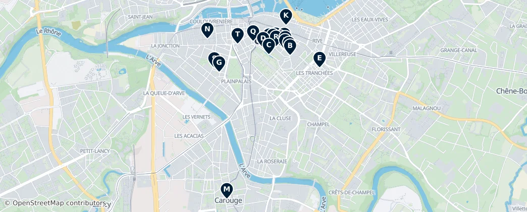 Map of Carouge