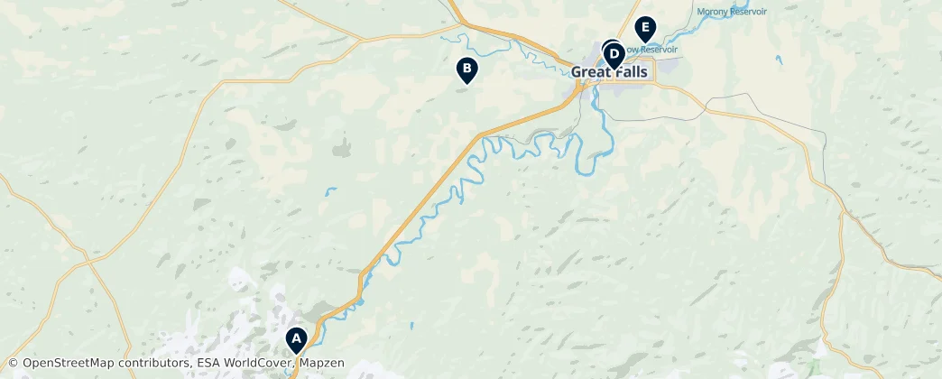 Map of Cascade