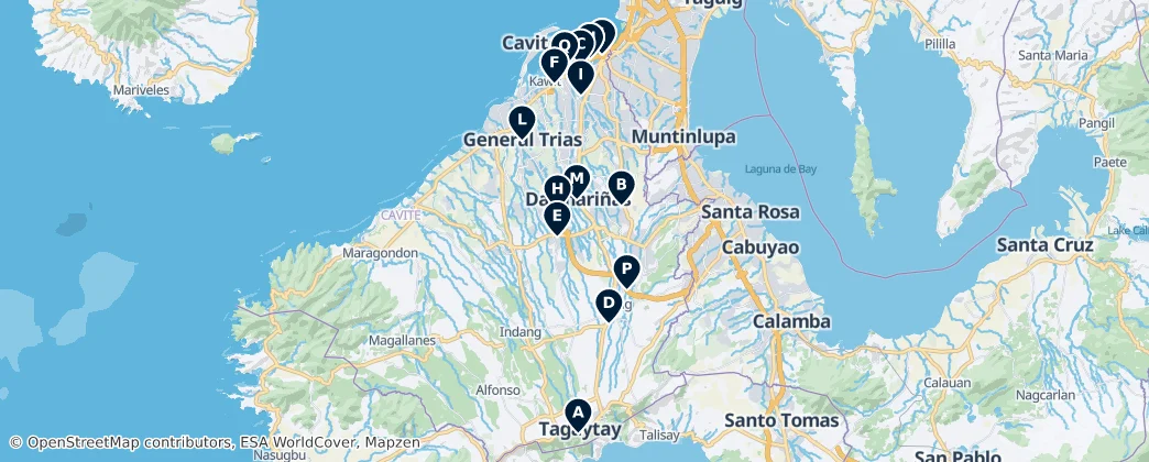 Map of Cavite City