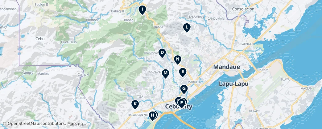 Map of Cebu City