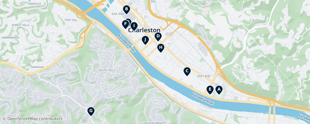 Map of Charleston