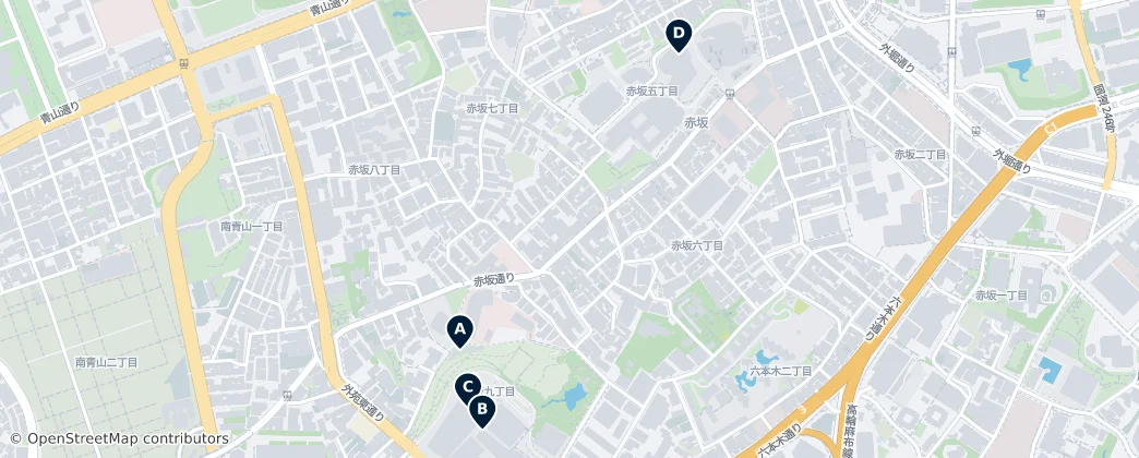 Map of Akasaka