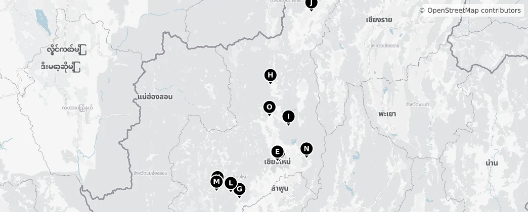 Map of Chiang Mai Province