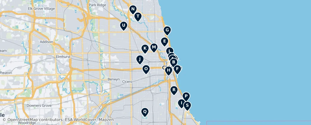 Map of Chicago