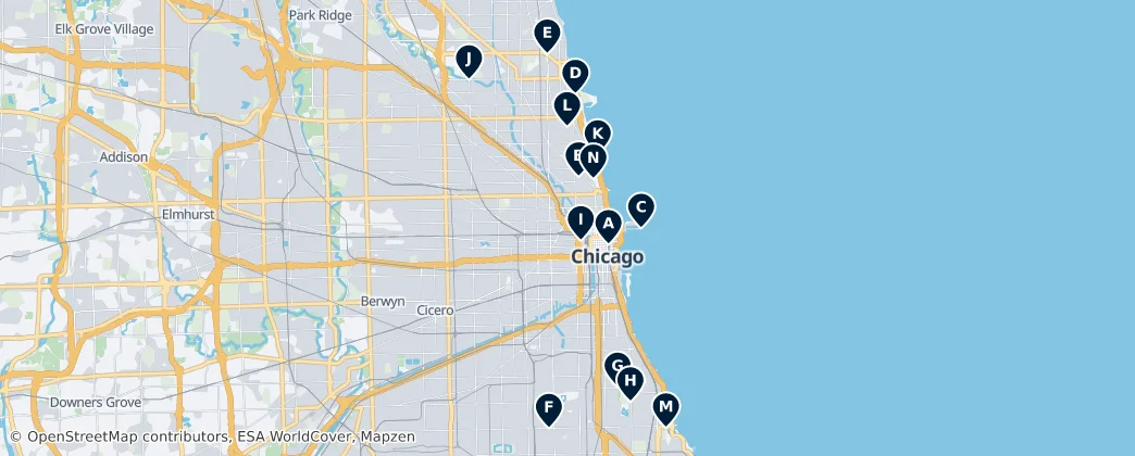 Map of Chicago