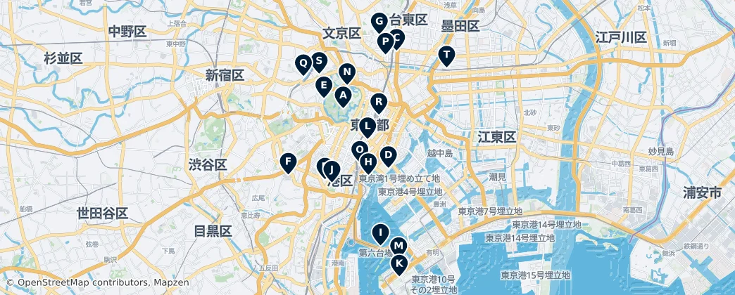 Map of Chuo