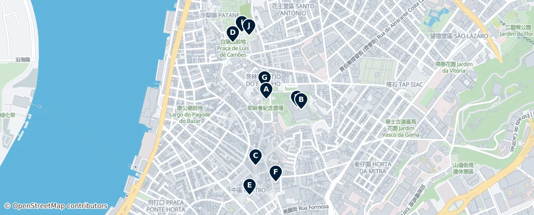 Map of Ci lin wei Patio do Espinho