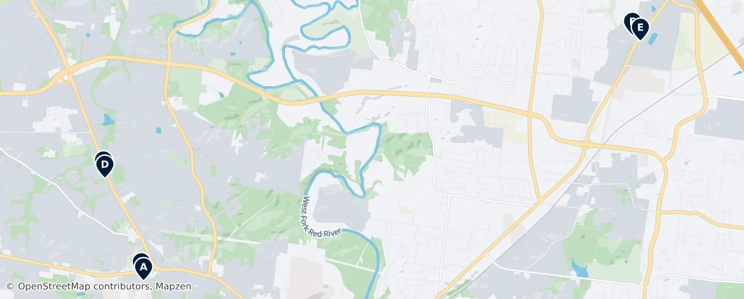 Map of Clarksville
