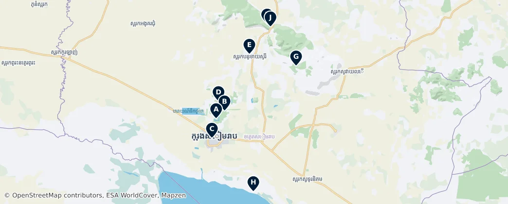 Map of Siem Reap