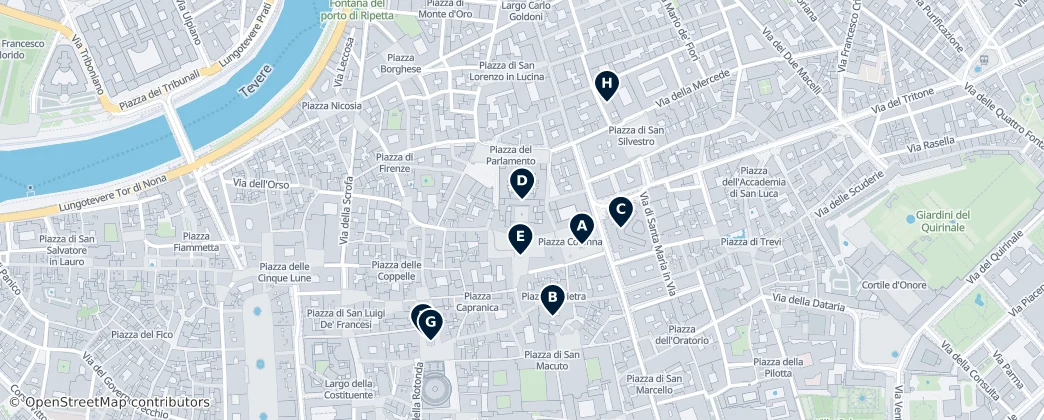 Map of Colonna