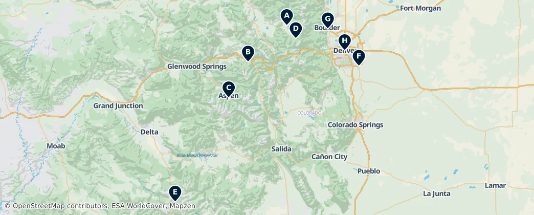 Map of Colorado