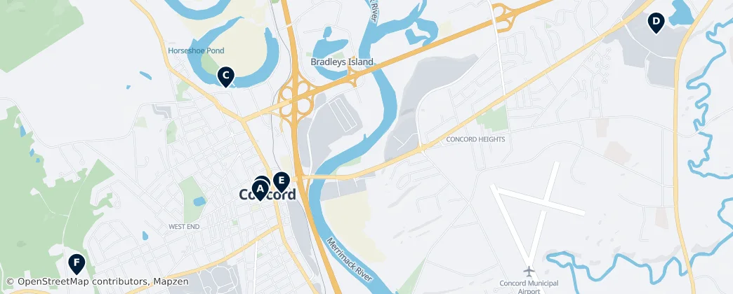 Map of Concord