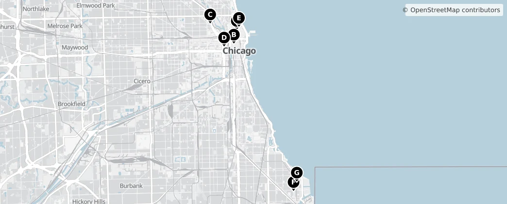 Map of Cook County