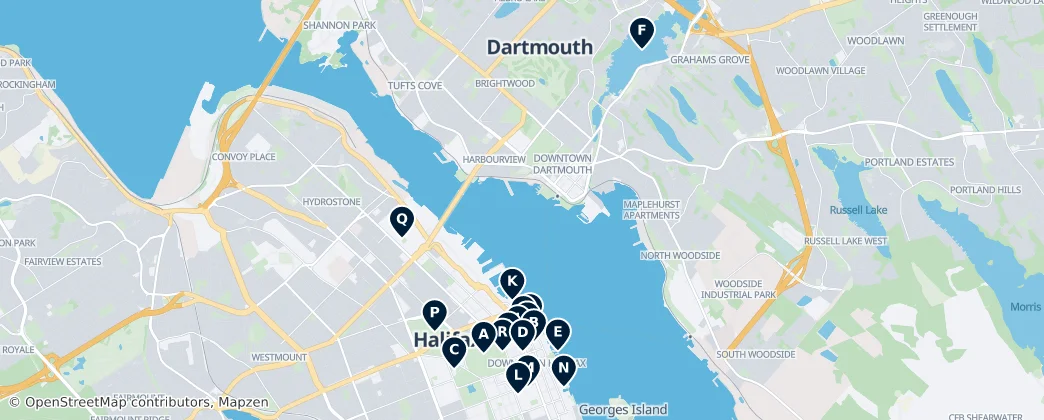 Map of Dartmouth