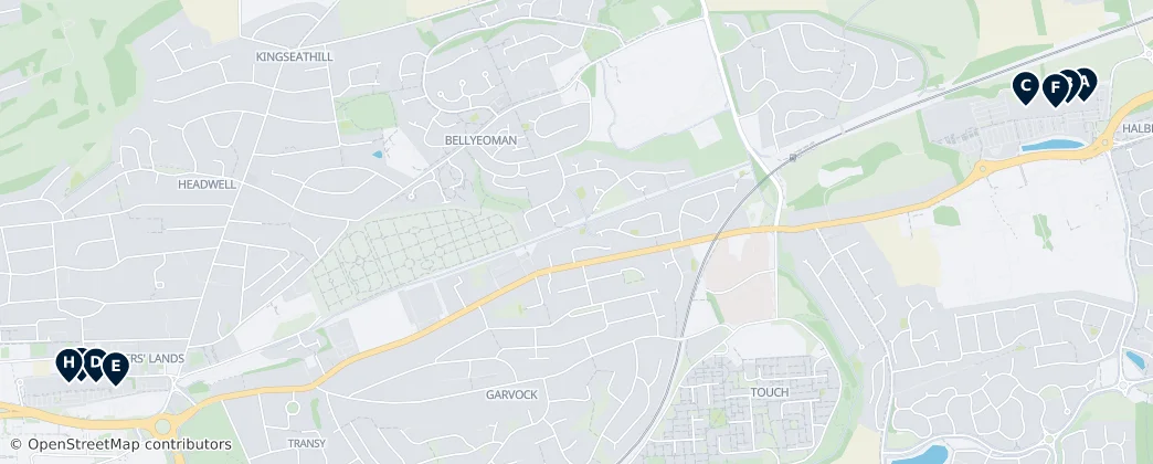 Map of Dunfermline
