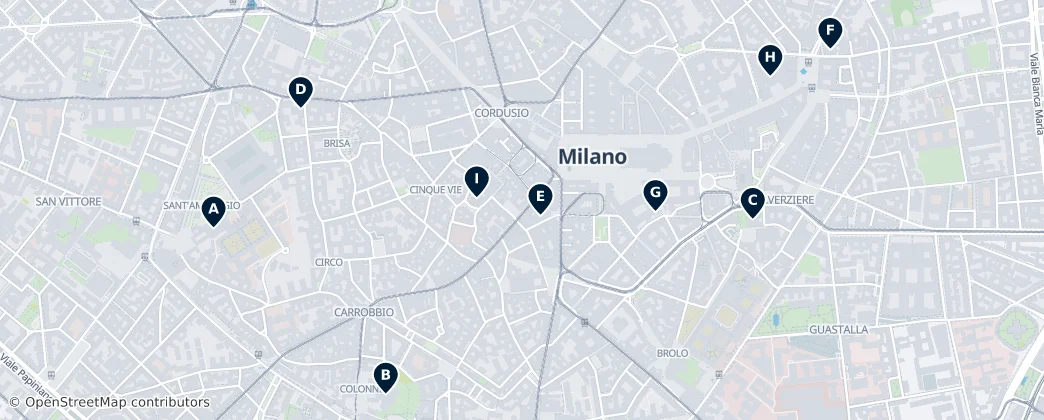 Map of Duomo