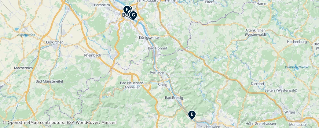 Map of Eifel