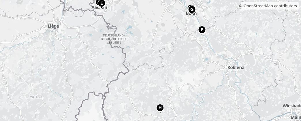 Map of Eifel