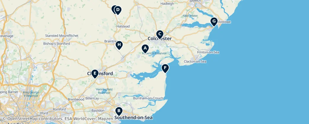 Map of Essex