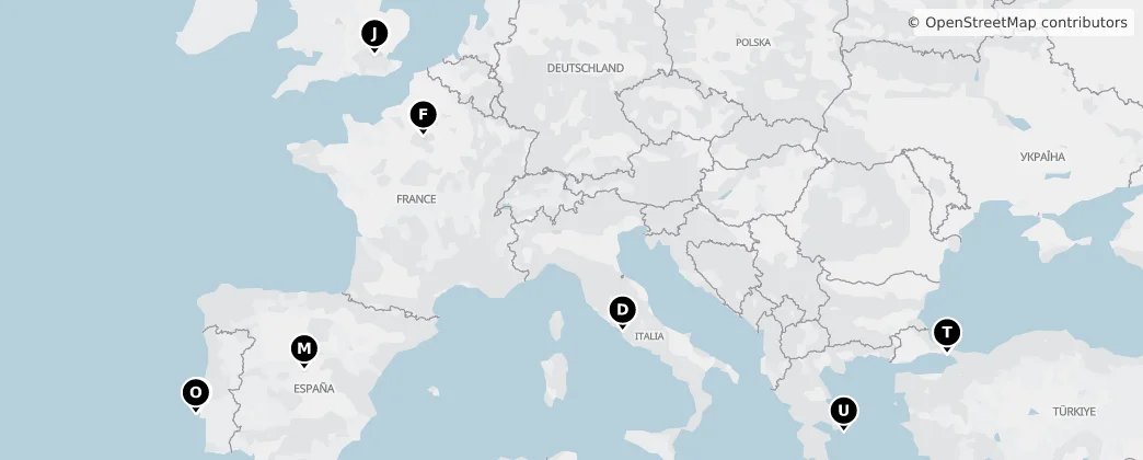 Map of Evropa