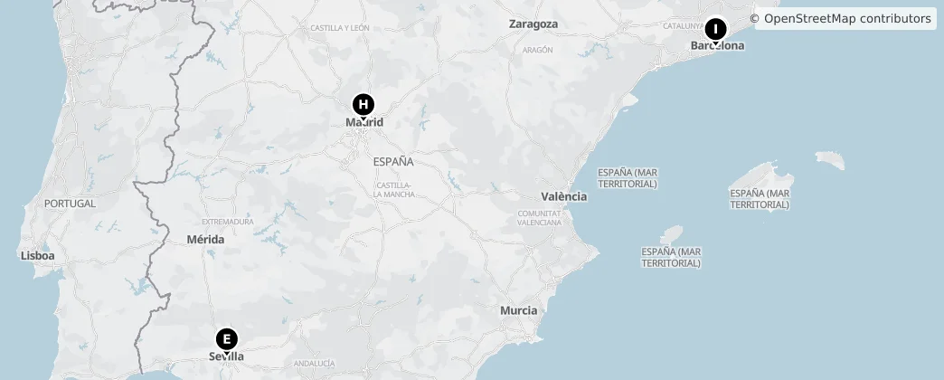 Map of Evropa