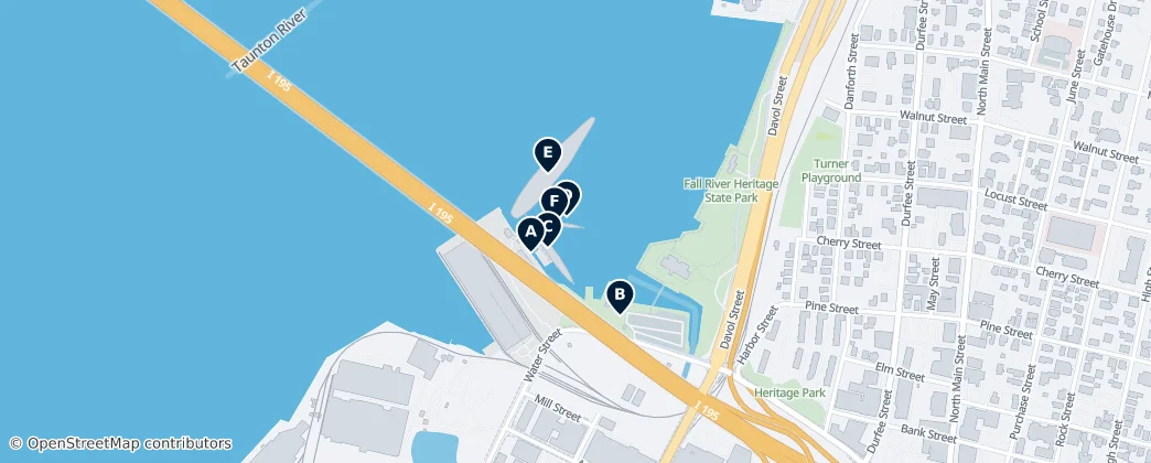 Map of Fall River