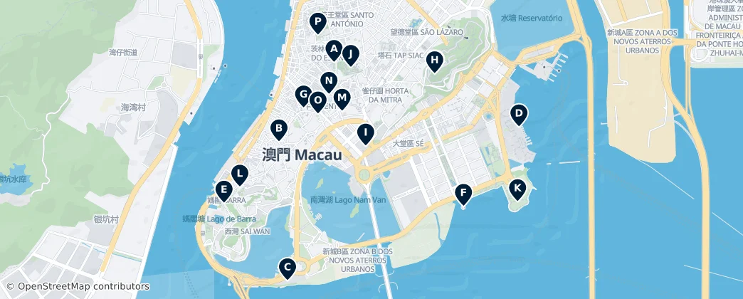 Map of São Lourenço
