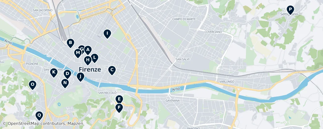Map of Florencie