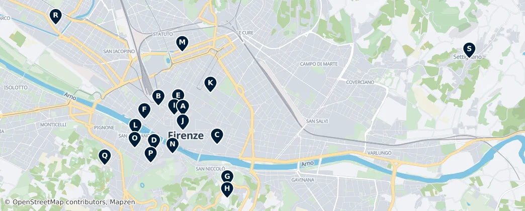 Map of Florencie