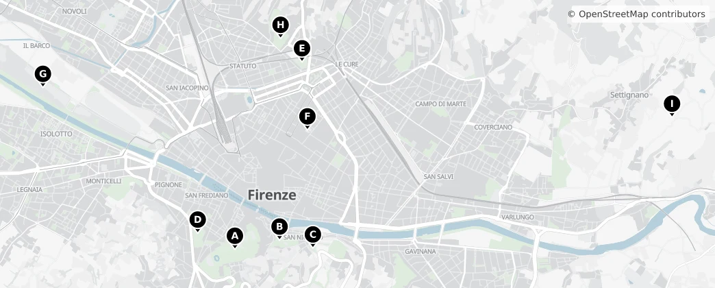 Map of Florencie