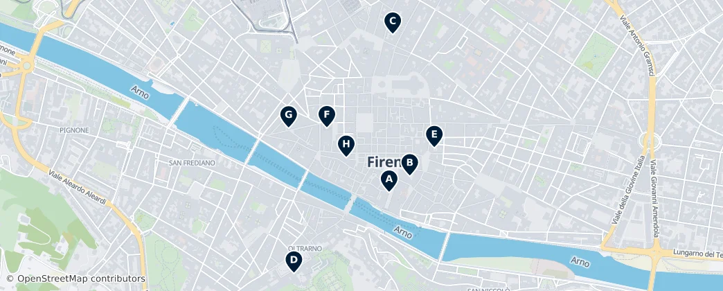 Map of Florencie