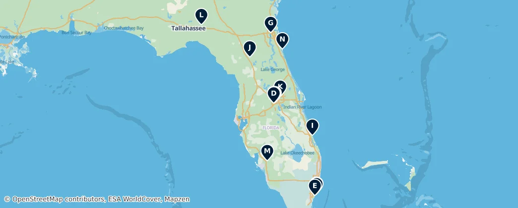Map of Florida
