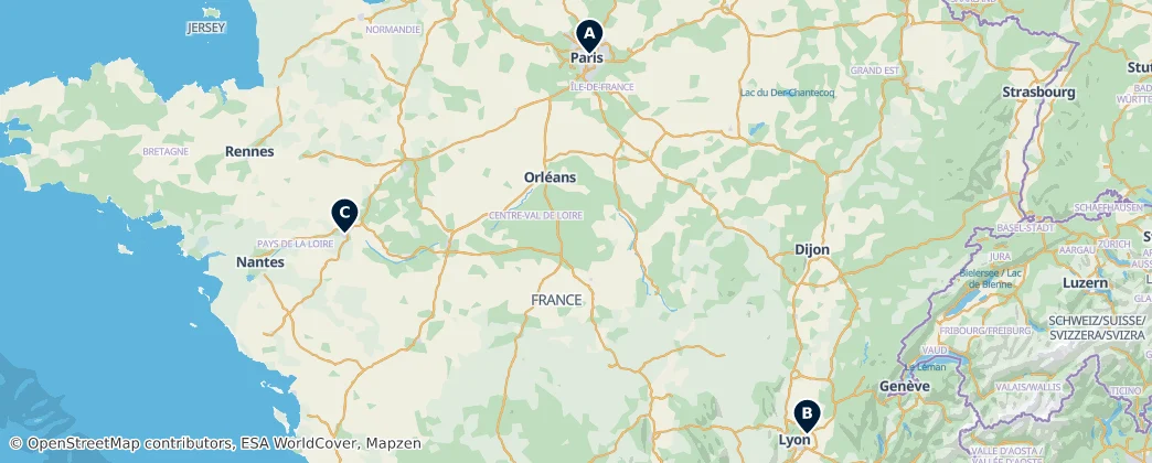 Map of Francie