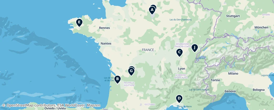 Map of Francie